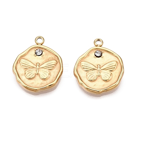 304 Stainless Steel Pendants STAS-L022-274G-1