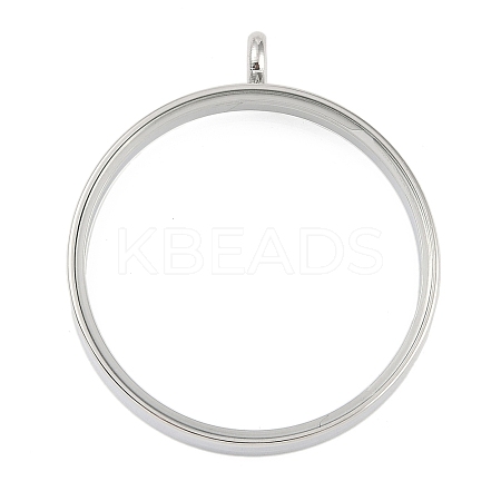 304 Stainless Stee Locket Pendants STAS-S132-16P-06-1
