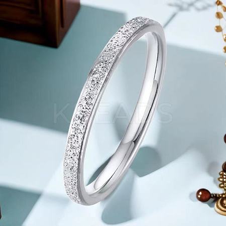 Stainless Steel Plain Band Rings FS-WG75602-159-1