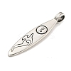 316 Surgical Stainless Steel Pendants STAS-E212-86AS-2