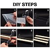 3-Tier Assembled Transparent Acrylic Organizer Display Risers ODIS-WH0029-89B-01-3