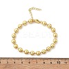 Rack Plating Brass Ball Chain Bracelets for Women LS-BJEW-G676-01C-G-5
