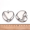 304 Stainless Steel Big Pendants STAS-T064-65P-3