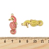304 Stainless Steel Enamel Pendants STAS-P396-21G-M-3