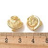 Brass Micro Pave Clear Cubic Zirconia Pendants KK-Q031-22G-3