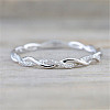 Alloy and Crystal Rhinestone Finger Rings FS-WGF6D8C-08-2