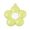 Spray Painted Alloy and Enamel Big Pendants PALLOY-T092-80D-1
