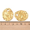 Hammered 304 Stainless Steel Pendants LS-STAS-P424-04G-3