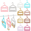 20Pcs 10 Colors 8-Hole Mini Glitter Acrylic Earring Hanger EDIS-PH0001-82-1
