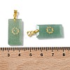Natural & Synthetic Mixed Stone Faceted Pendants G-A298-01G-4