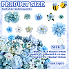3 Bags 3 Styles Cloth Flower DIY-SP0005-72C-2