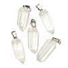 Watermelon Stone Glass Pendants G-Z067-07P-14-2