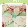 4Pcs 2 Styles Alloy Shoe Decoration Chain AJEW-FG0003-81A-4