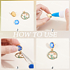 48Pcs 2 Styles Stainless Steel Stud Earring Findings STAS-BBC0010-23C-7