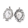 Natural Howlite Big Pendants G-P496-01P-22-2