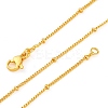 2mm Rack Plating Brass Satellite Chain Necklaces for Women Men MAK-L044-33G-4