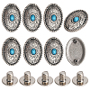 Alloy Decorative Rivets BUTT-CP0001-06A-1