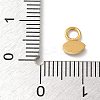 Ion Plating(IP) 304 Stainless Steel with Rhinestone Charms STAS-G351-12G-4