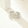 304 Stainless Steel Cuff Rings for Women LS-RJEW-G338-22P-1