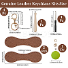 DIY Leather Keychain Making Kits AJEW-WH20020-345G-07-2