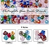 150Pcs 3 Style Electroplate Glass Beads Strands EGLA-YW0001-38-2