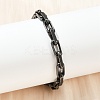 304 Stainless Steel Chain Bracelets for Women Men BJEW-Z143-29AS-3