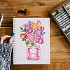 Plastic Reusable Drawing Painting Stencils Templates DIY-WH0202-366-7