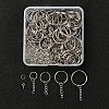 300Pcs 6 Style Keychain Clasps Set IFIN-YW0001-22-2