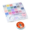 DIY Beaded Earring Bracelet Necklace Making Kit DIY-YW0006-47-7