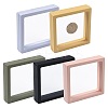 5Pcs Square Transparent PE Thin Film Suspension Jewelry Display Box CON-FS0001-19D-1