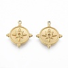 Ion Plating(IP) 304 Stainless Steel Pendant Rhinestone Settings STAS-N097-250LG-3