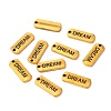 Tibetan Style Alloy Rectangle with Word Dream Pendants LS-TIBEP-Q043-065AG-RS-3