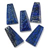 Dyed Natural Lapis Lazuli Pendants G-G123-02E-1