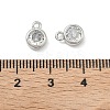 Brass with Clear Cubic Zirconia Pendants KK-I476-12P-3