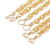 Aluminum Double Link Chains Bag Handles AJEW-BA00087-1