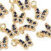 SHEGRACE Brass Pave Clear Cubic Zirconia Pendants XGRQ3Q901-628G-E-1
