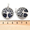 Natural Sodalite Pendants G-P350-D16-3