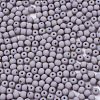 Frosted Colours Glass Beads SEED-S040-03A-06-3