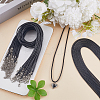 50Pcs Waxed Imitation Leather Cord Necklace Makings AJEW-SP0001-04-4