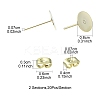 20Pcs 304 Stainless Steel Stud Earring Findings STAS-YW0001-42C-4