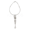 Alloy Crystal Rhinestone Pendant Necklaces for Women AL-CBA4777-02B-2