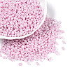 Opaque Colours Luster Glass Seed Beads SEED-T006-02F-2