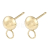 Ion Plating(IP) 304 Stainless Steel Stud Earring Findings STAS-P366-95A-G-1