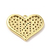 Brass Micro Pave Cubic Zirconia Pendants KK-Q772-10G-2