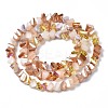 Electroplate Glass Beads Strands EGLA-N002-06H-2