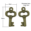 Tibetan Style Alloy Charms Pendants LS-TIBEP-A124163-AB-FF-1