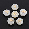 Natural Freshwater Shell Beads SHEL-S278-063-1