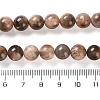 Natural Black Sunstone Beads Strands G-U009-A01-03-5