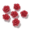 Synthetic Coral Dyed Carved Beads SHEL-I001-05B-2