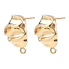 SHEGRACE Brass Stud Earring Findings XGRQ64124-870G-1
